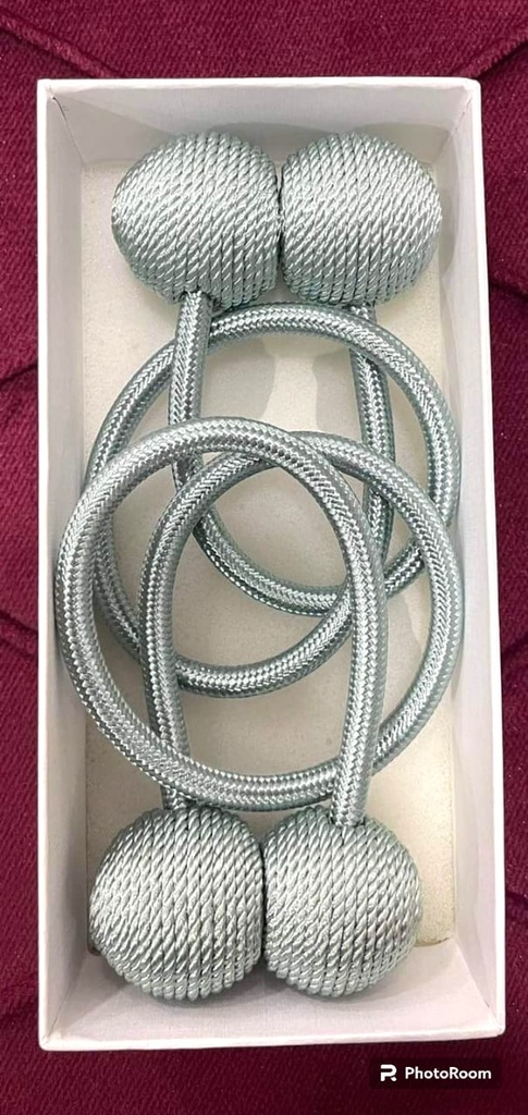 2 pièces embrasses de rideaux Bronze