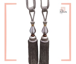 [A21-12EMBV13] 1 paire d'embrasses pompons Bronze