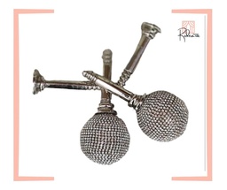 [pemb swg silver] 2 pièce Port embrasse  Argent